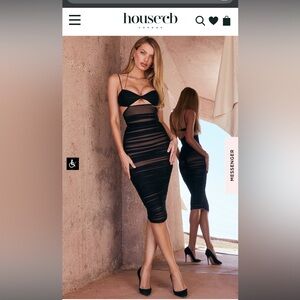 House of CB tibi black dress